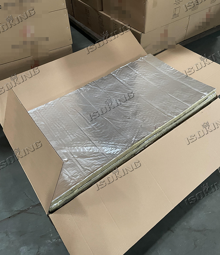 foil faced rockwool slabs