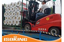 Transported 11 containers of rock wool rolls for Bangladesh Power Station Project